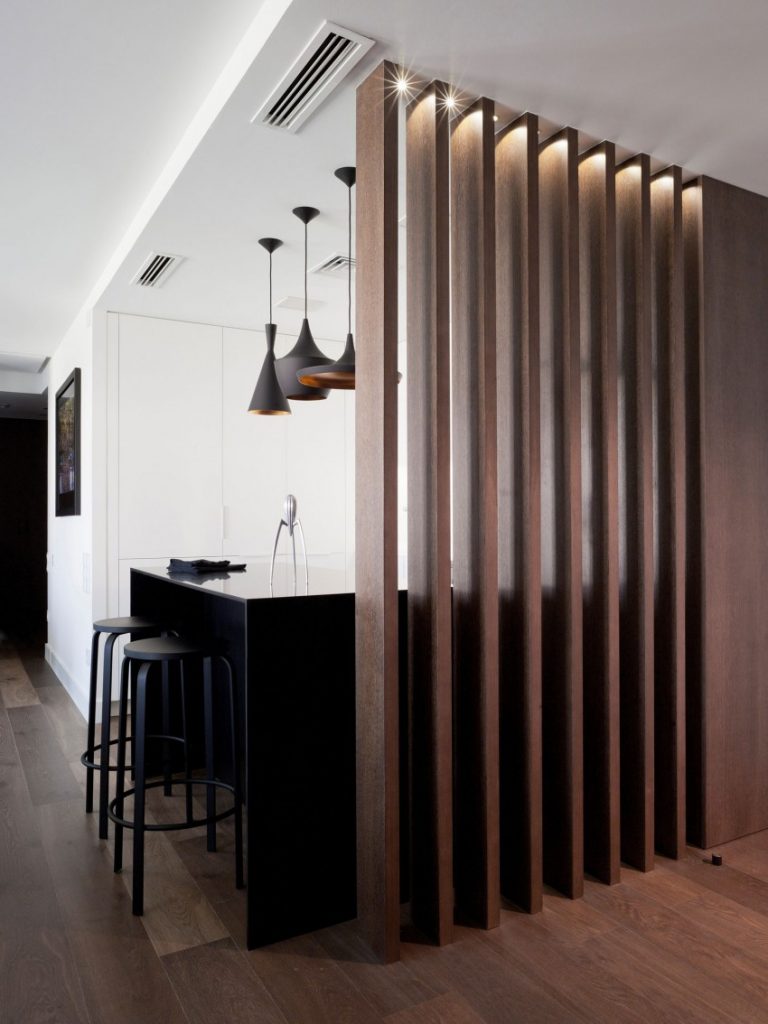 Wood Slat Room Dividers To Add Warmth To Your Home