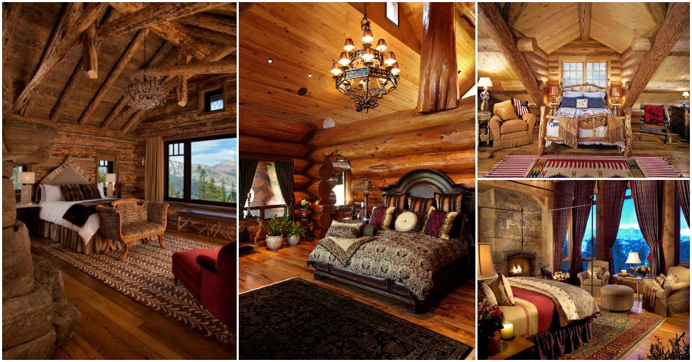 17 cozy log cabin bedrooms you wish you could sleep in