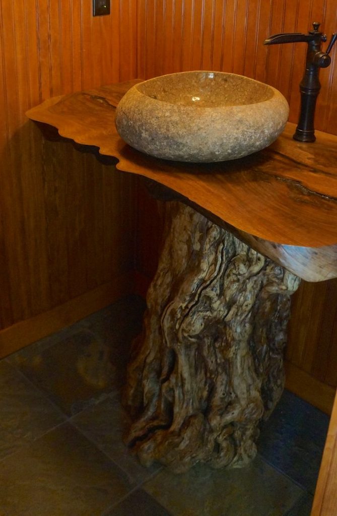 WOW! 12 Tree Stump Vanities You Must See - Page 2 of 2