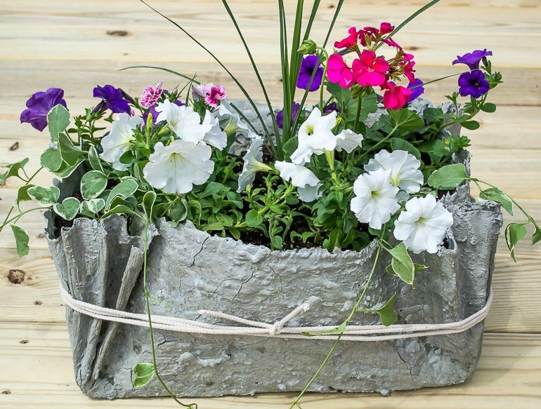 How To Make A Cement Cloth Planter In No Time - Page 2 of 2