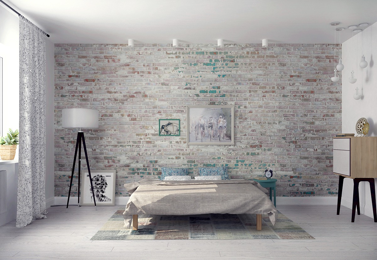 Whitewashed Brick Interior Is The Best Way To Add Texture 