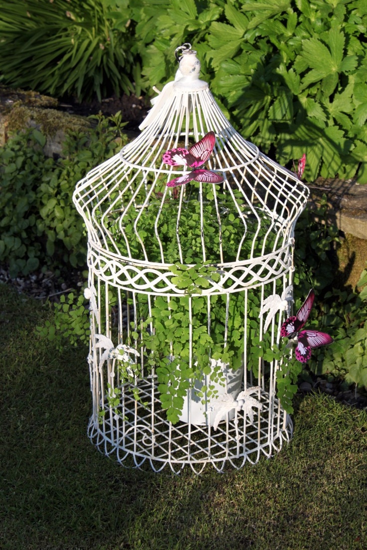 Bird Cage Planters Are Fun And Eye-catching Decor For Your Garden