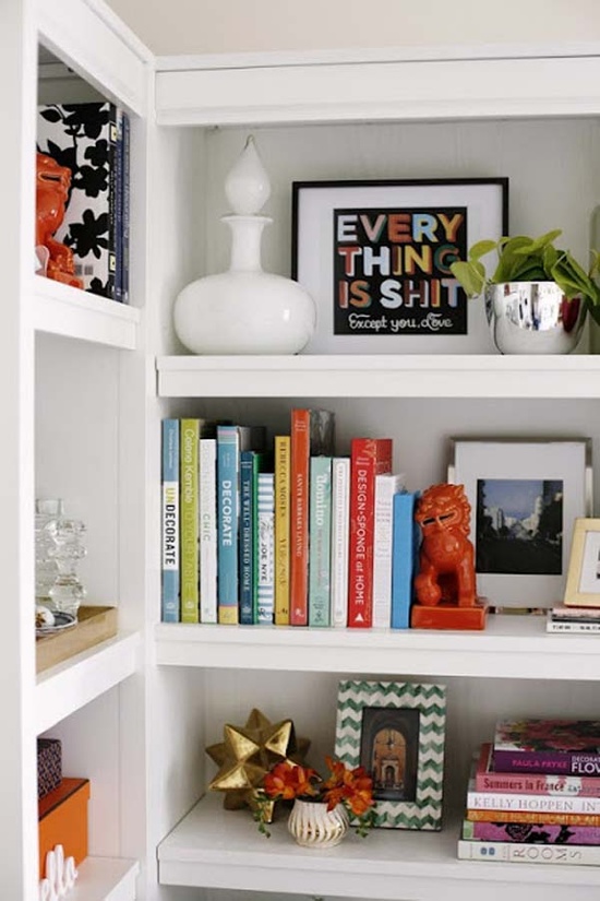 bookcase bookshelves bookshelf styling shelves decor decorating books shelf tips artwork corner interior way right help envy vignette coco organizing