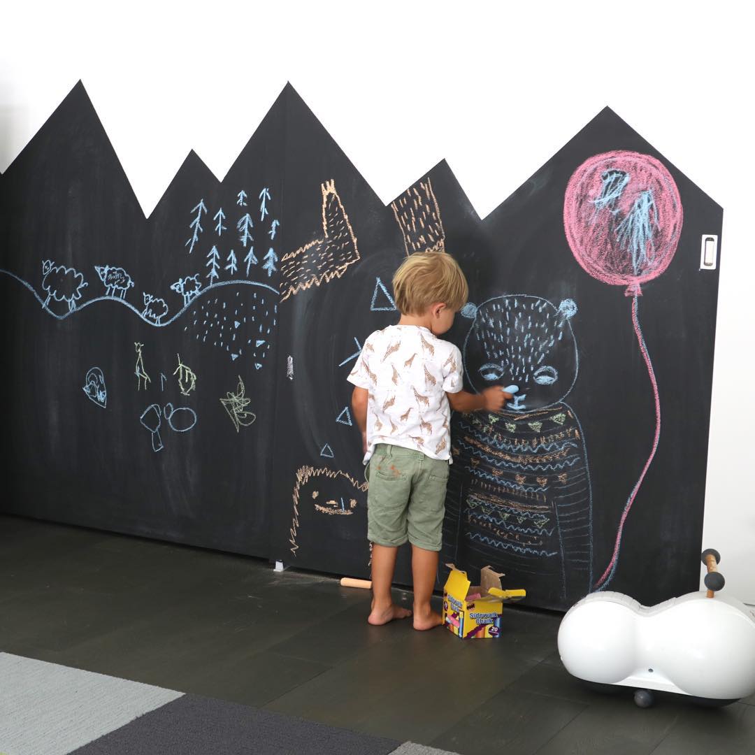 Chalkboard Wall In Children's Room Is The Best Way To Keep Them Entertained