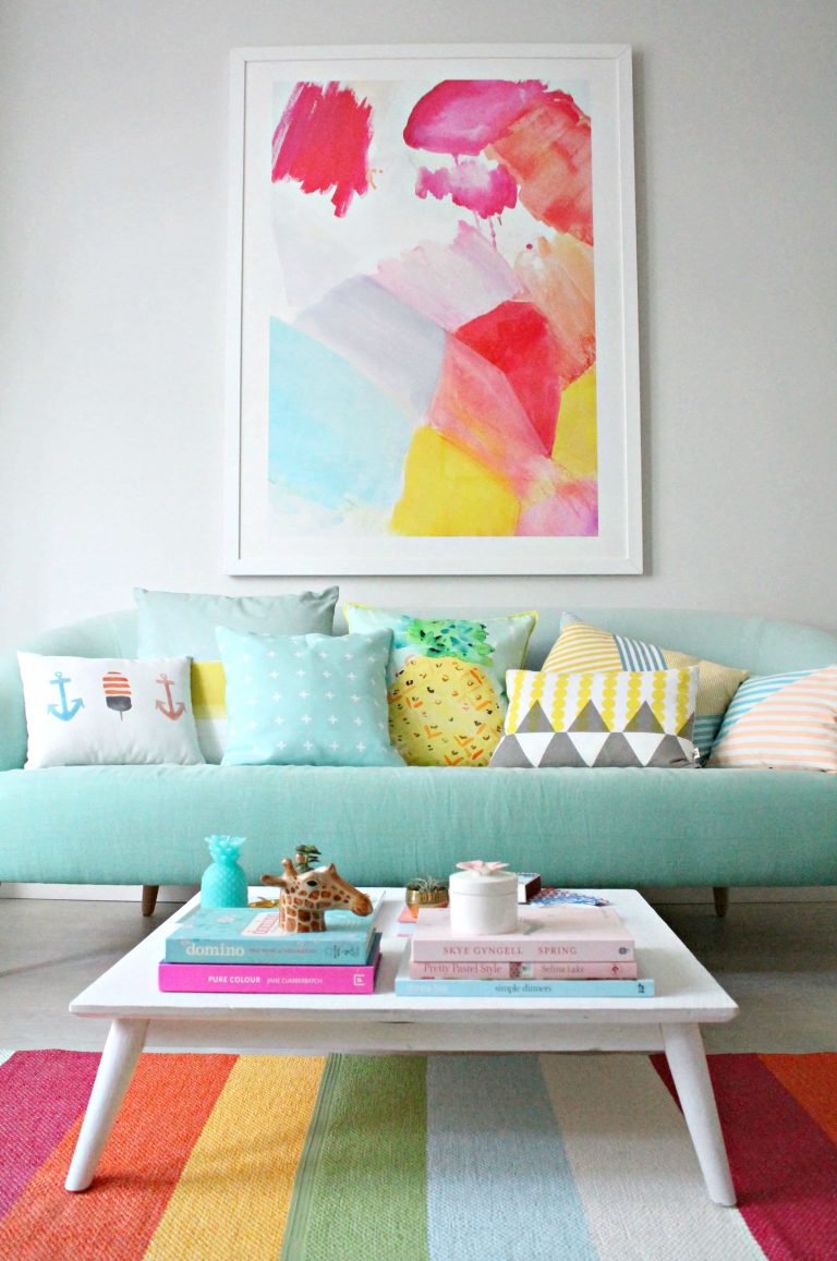 Rainbow Living Room Ideas To Increase The Positive Energy In Your Home