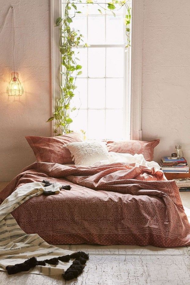 Bed On Floor Is A Great Idea For A Budget Friendly Bedroom