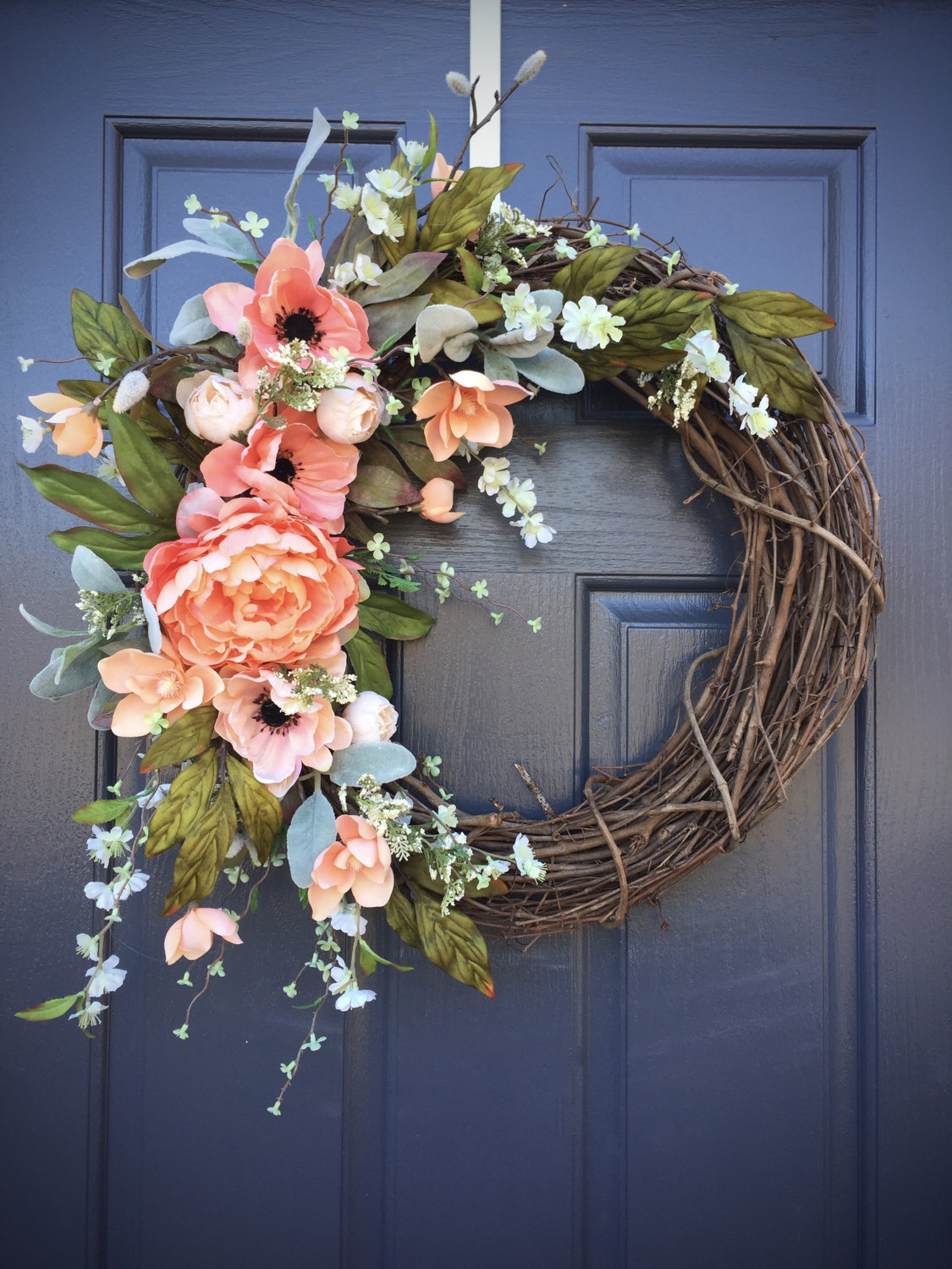 Flower Wreath Ideas To Make Your Front Porch Welcoming