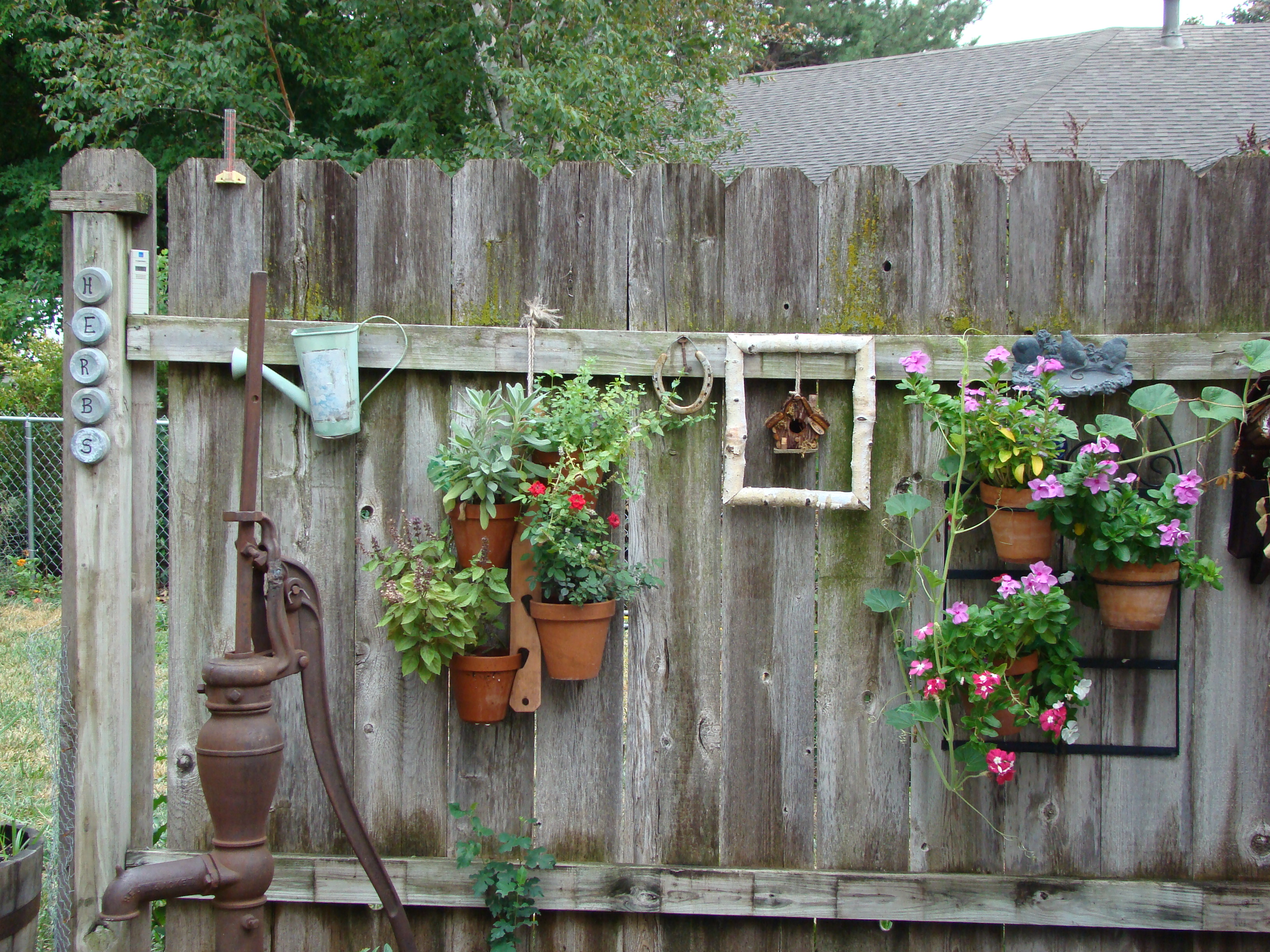 fence garden decor planks dull whimsy bring source