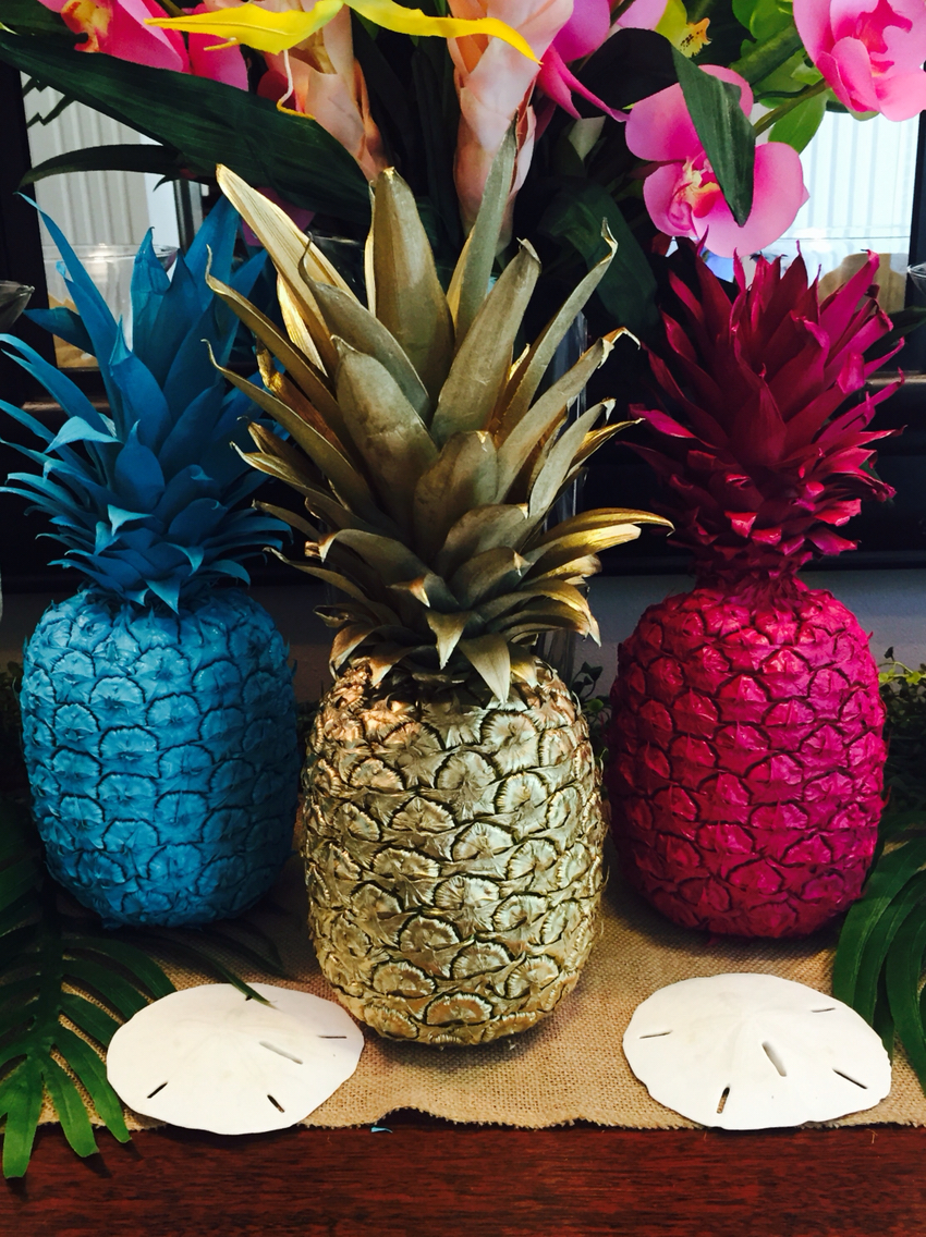 Spray Paint Pineapple Is Easy And Cheap Decor That Anyone Can Make