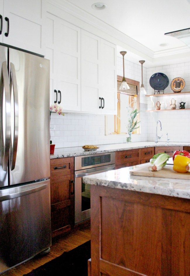 Mismatched Kitchen Cabinets Are A Good Way To Escape From The Ordinary ...