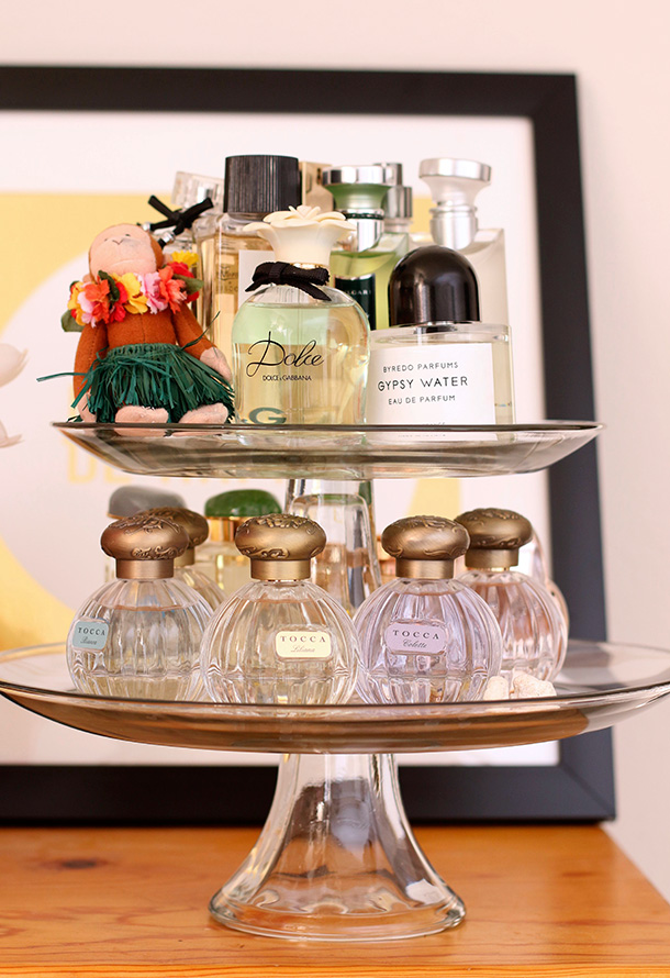 perfume display ideas to show off your collection in a