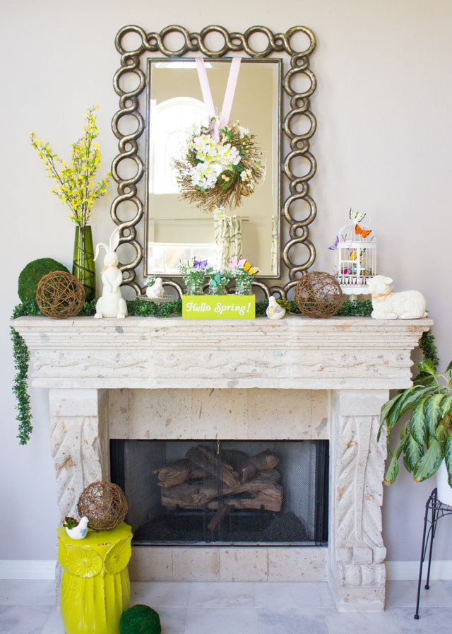 Beautiful Spring Mantel Decor Ideas That You Will Find Helpful - Page 3