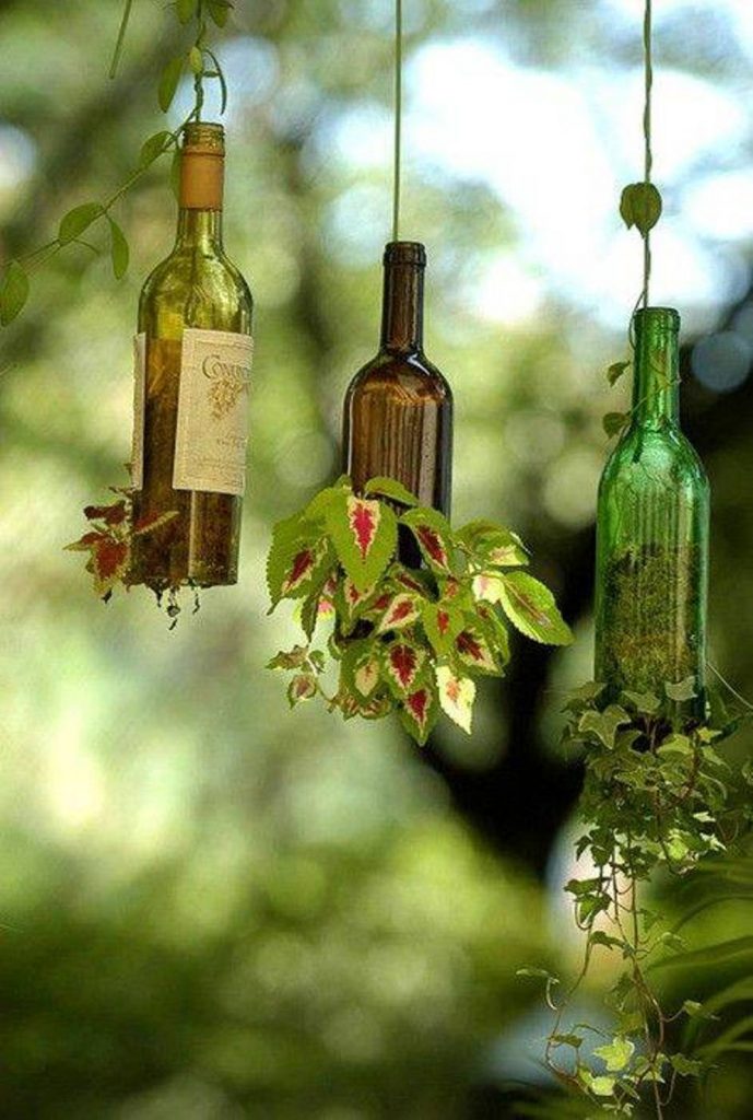 bottles-hanging-planters