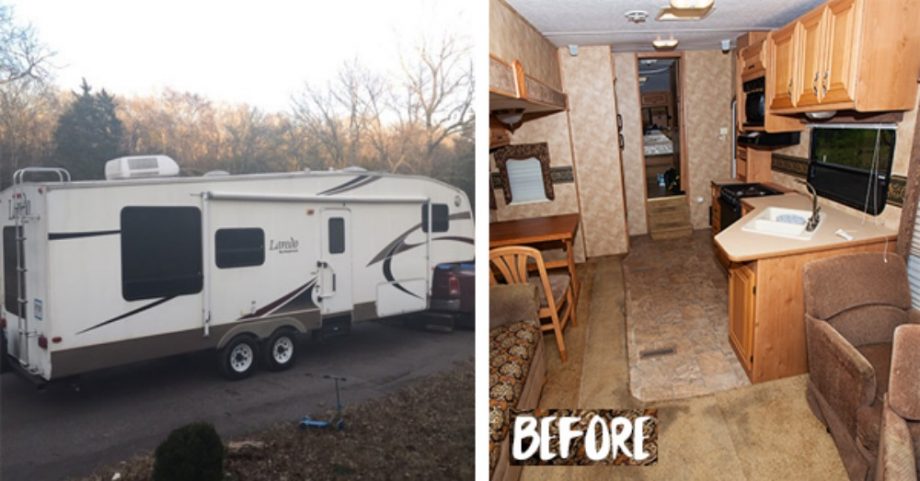 The Camper Was Ugly At First, But What They Did To The Inside Made It Perfect Home