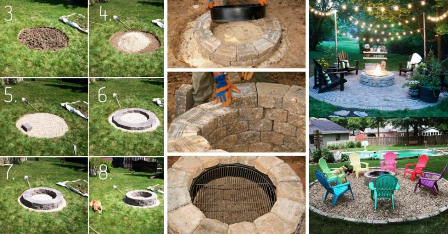 5 Step-by-Step Fire Pits for Your Backyard