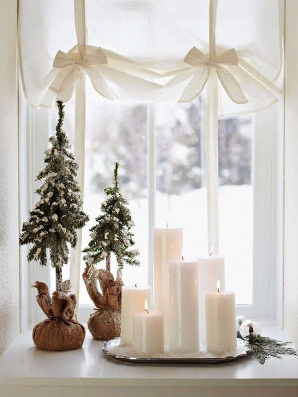Easy Diy Christmas Window Decorating Ideas White Pillar Candles Tableto Christmas Trees,Christmas Village Sets Hobby Lobby