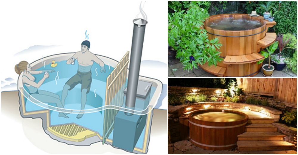 how to build your own wood-fired hot tub