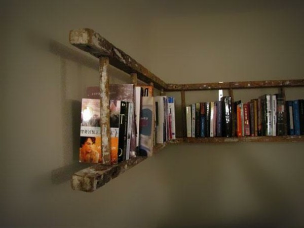 creative-cardmaking-ideas-wall-shelf-of-wood-ladder