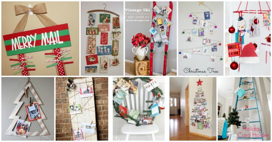 Awesome DIY Ways To Display Your Merry Mail This Christmas