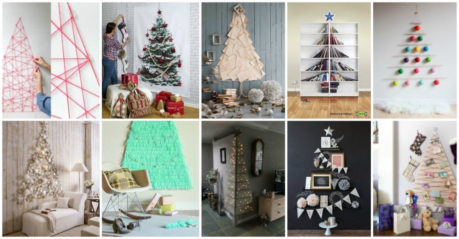 15 Space-Saving Christmas Trees That Will Impress You