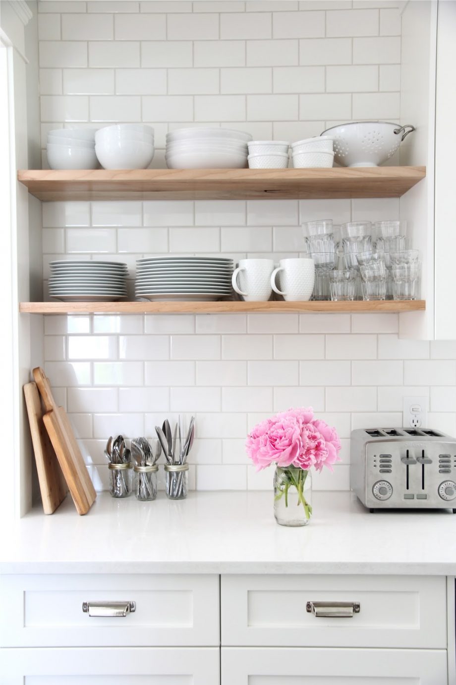 Floating Shelves To Maximize The Space In Your Kitchen