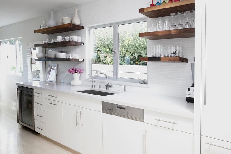 Floating Shelves To Maximize The Space In Your Kitchen 