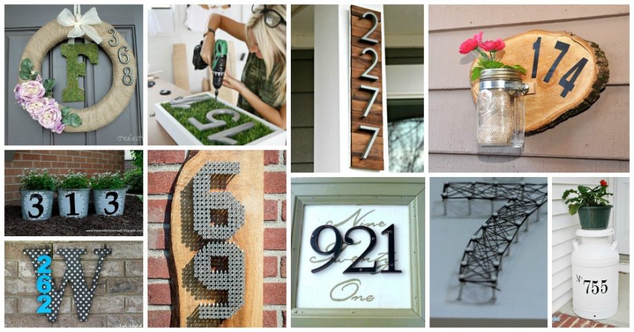 Amazing DIY Ways How To Display Your House Number
