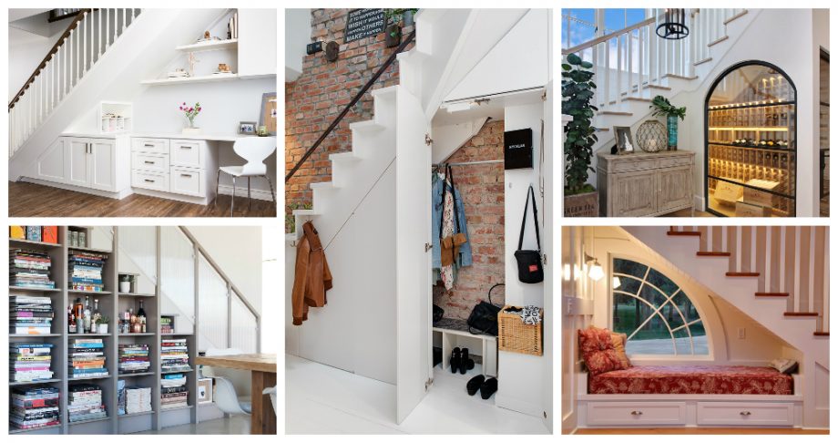 10 Genius Ideas For The Space Under Your Stairs