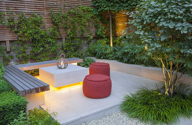 minimalist backyards