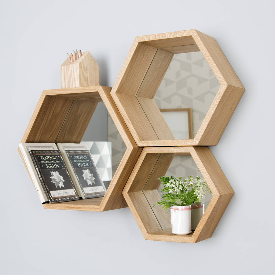 hexagon shelves 
