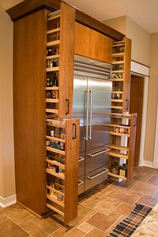 37+ Kitchen Pantry 31 stylish and functional super narrow kitchen design ideas