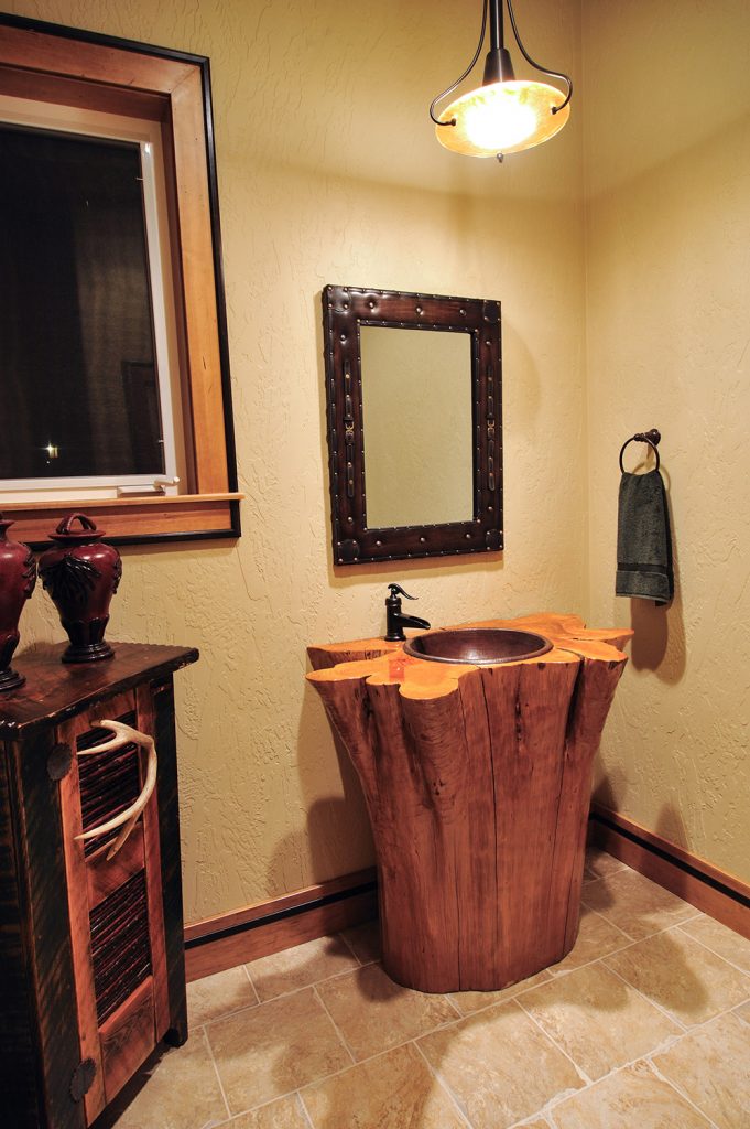 WOW! 12 Tree Stump Vanities You Must See