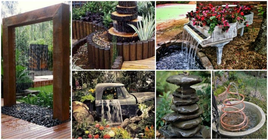 Fabulous DIY Garden Fountains That Will Improve The Landscape