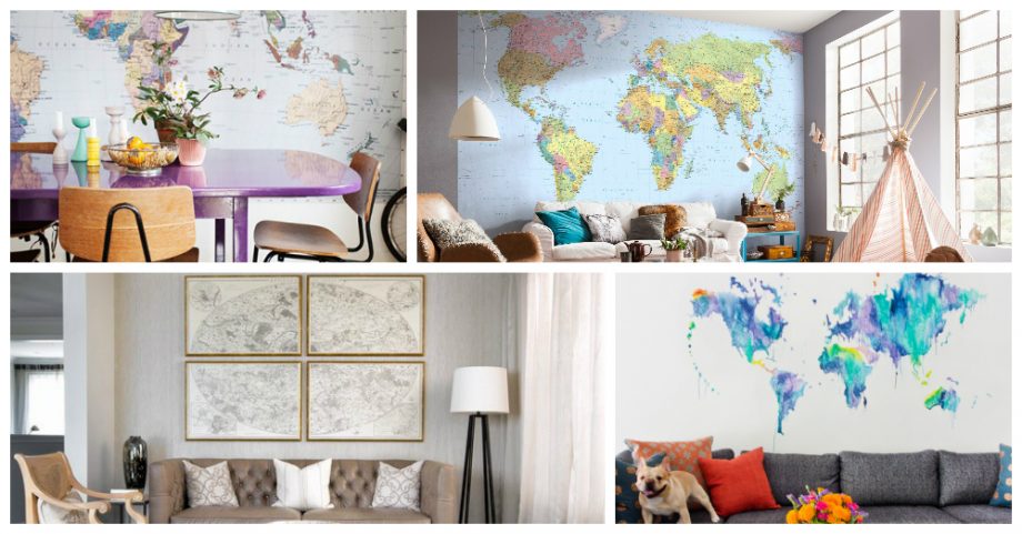 How to Decorate Your Home With Maps