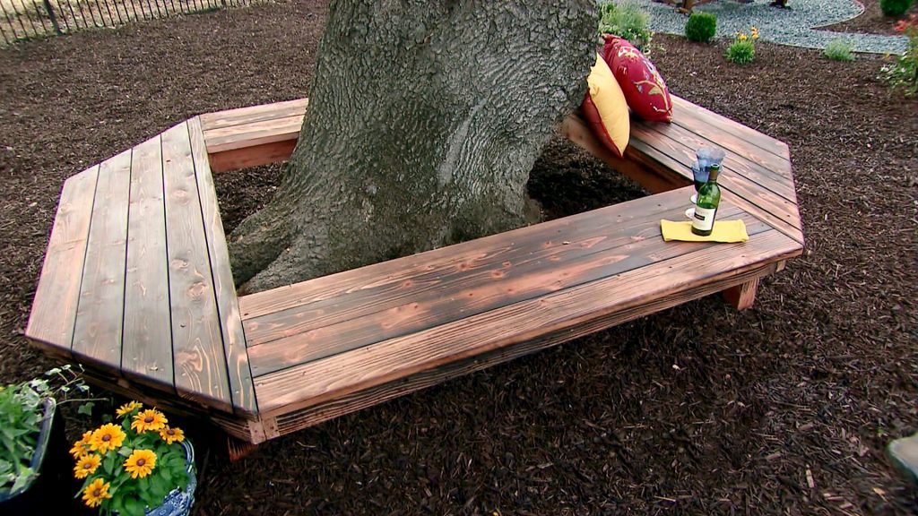 How To Build A Bench Around The Tree In Your Yard - Page 2 ...