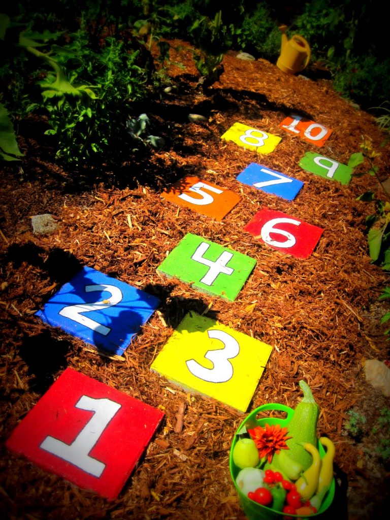 DIY stepping stones 