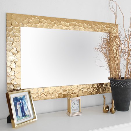 To Embellish The Old Mirror Frame, How To Frame An Old Mirror