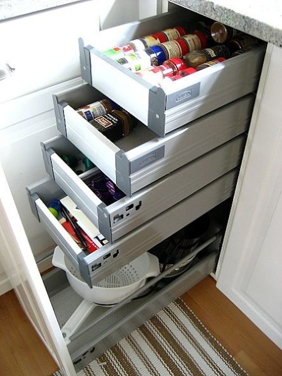 ikea kitchen storage hacks shelves cabinets hack drawers pantry pullout extra idea pull efficient organize diy cabinet hometalk brilliant ways