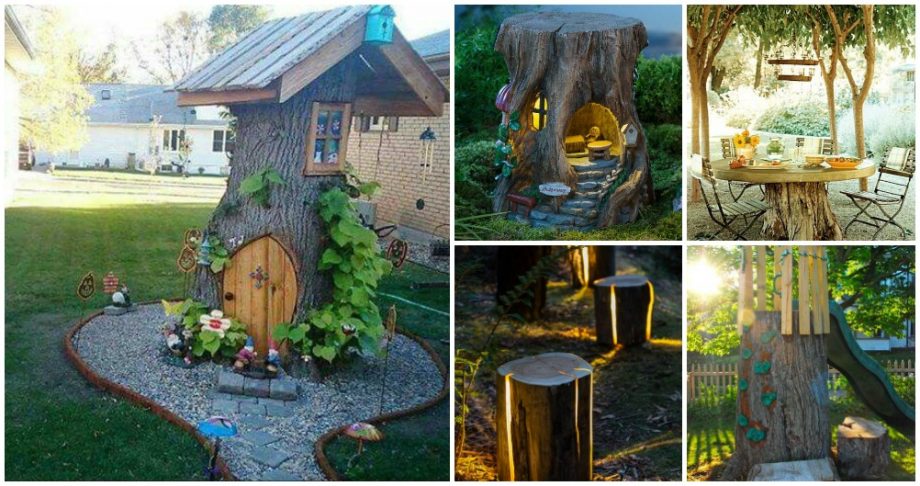 How To Have Fun With Garden Tree Stumps In Awesome Ways