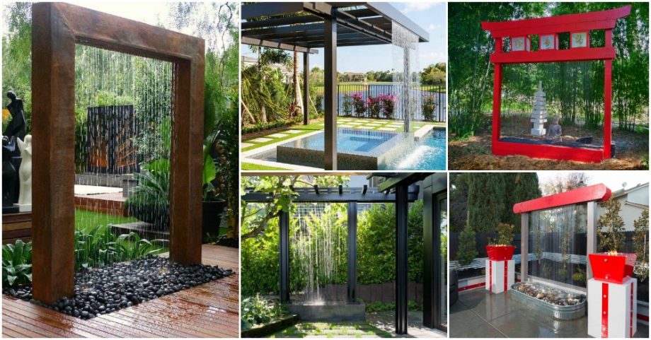 Magnificent Water Curtains For Serenity In Your Garden