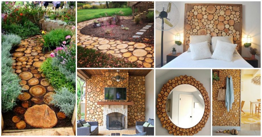 10 Ways to Incorporate Wood Slices in Your Interior and Yard