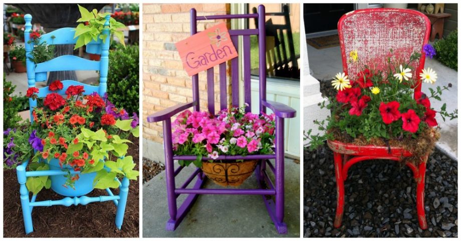 WoW!!! Old Broken Chairs Turned Into Magnificent Planters
