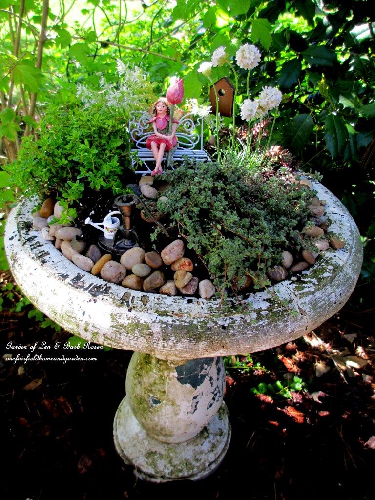 How To Turn Broken Fountains And Bird Baths Into Amazing 