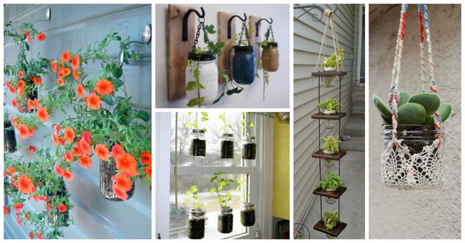 10 Ways to Turn Your Old Jars Into Gorgeous Hanging Gardens