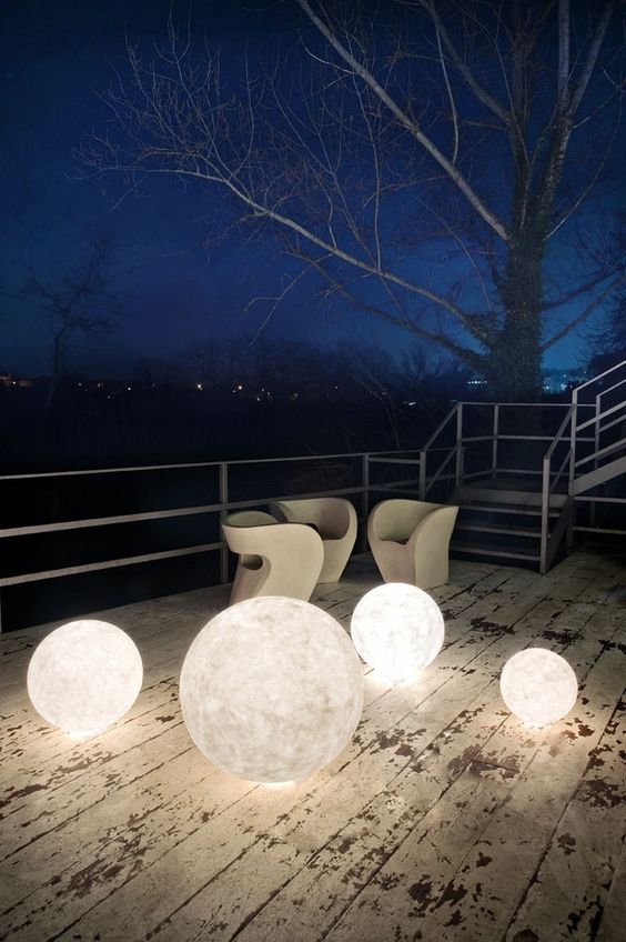 One Glowing orbs turn your outdoors into a magical place