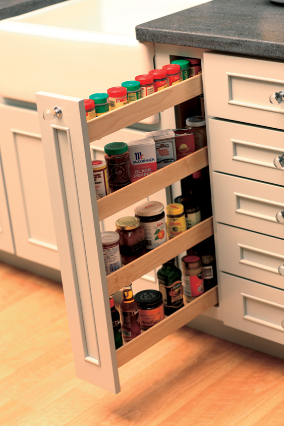 hidden kitchen storage 