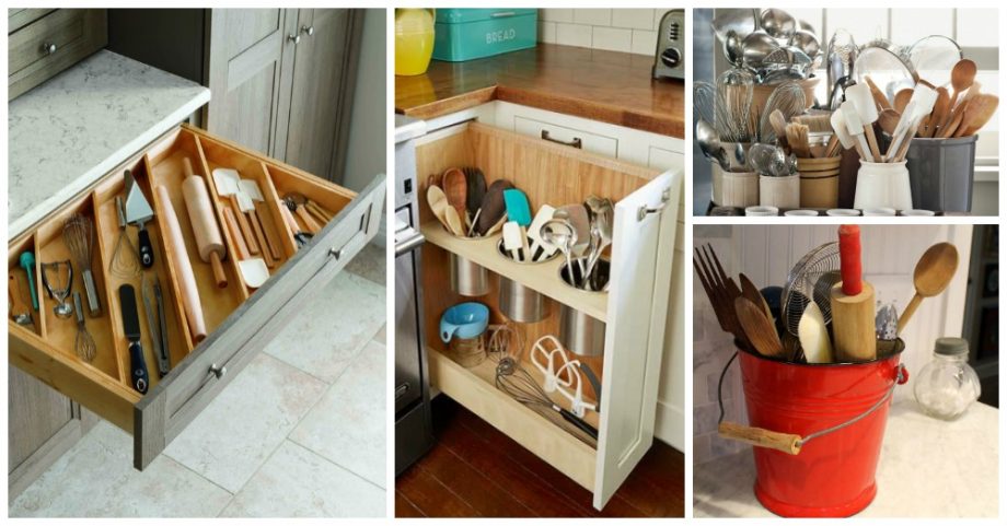 10 Smart Storage Ideas for Your Kitchen Utensils