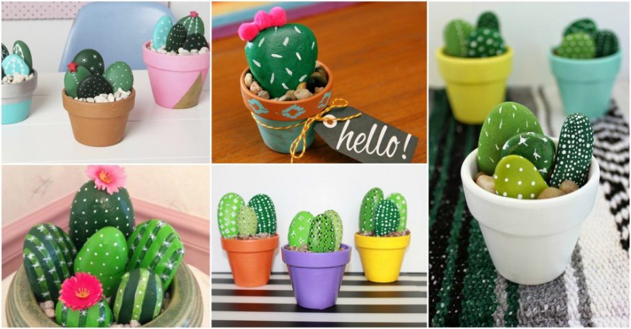 DIY Rock Cactus Is The Best And Cheapest Home Decor Idea Ever