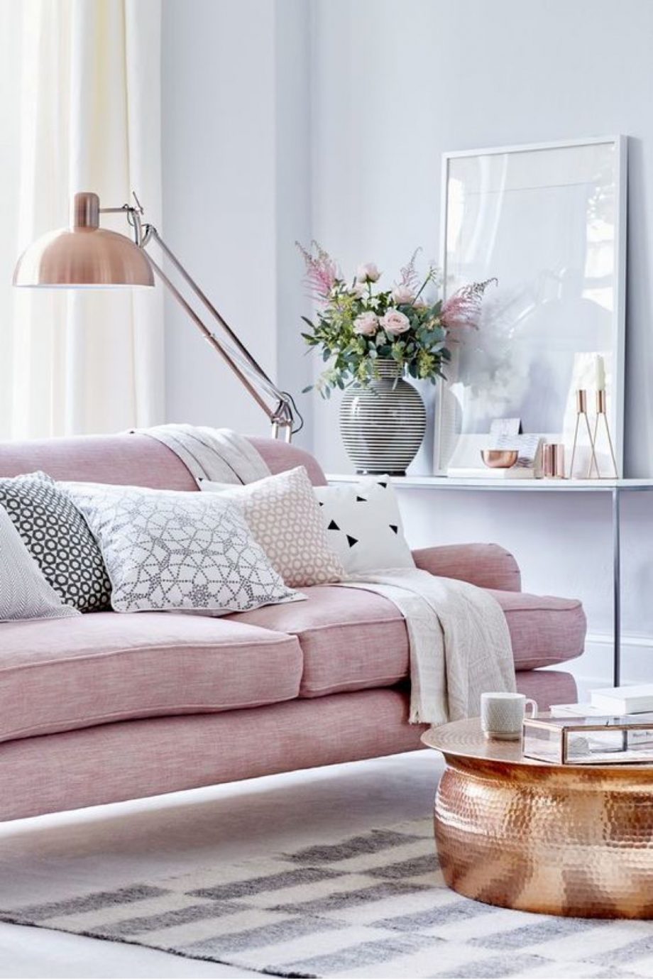 Grey And Pink Is A Perfect Combo For Living Room Design - Page 2 of 2