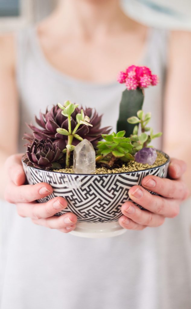 crystal planters